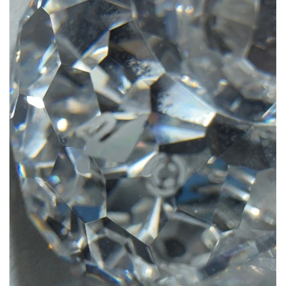 Vintage Swarovski Crystal Sitting Cat Figurine Retired 1.75